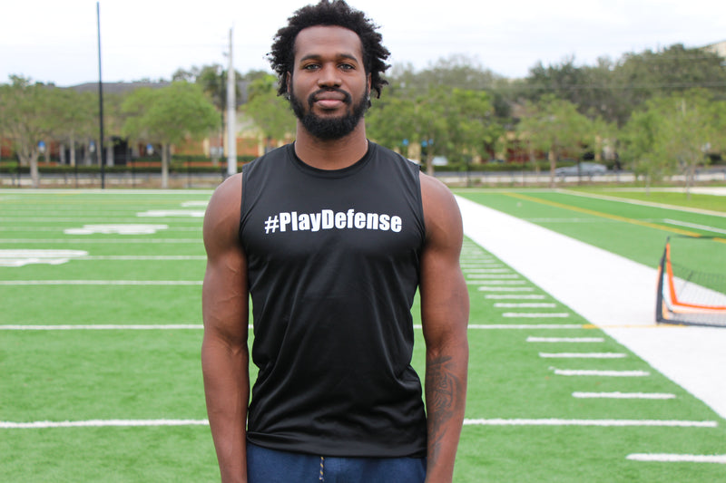 Sleeveless Play Defense shirt (Black)