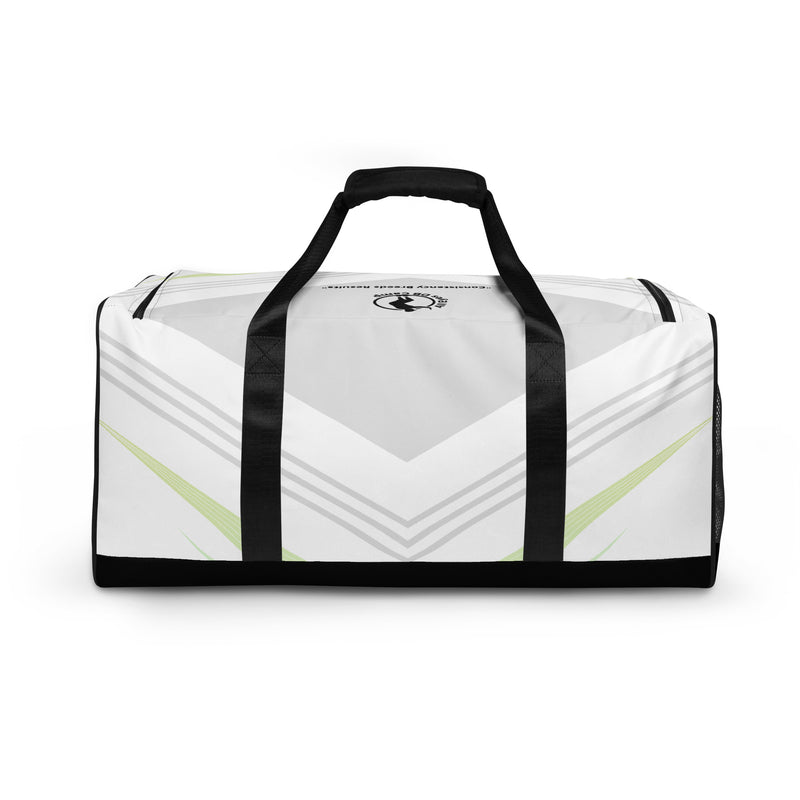 All Eyes 'Get to Work' Duffle Bag (White)