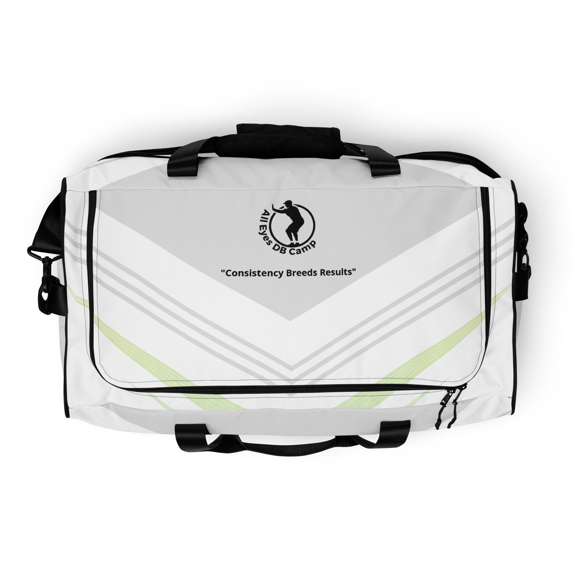 All Eyes 'Get to Work' Duffle Bag (White)